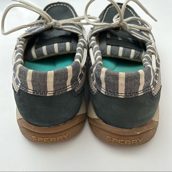 Sperry Top-Sider Blue and White Boat Shoes - Picture 3 of 4